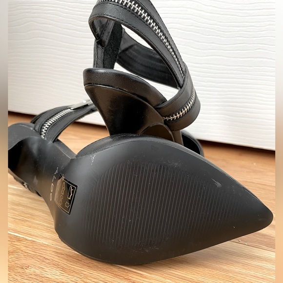 Aldo black leather heels - Picture 4 of 5